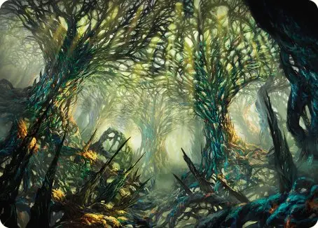 The Hunter Maze Art Card [Phyrexia: All Will Be One Art Series] 1