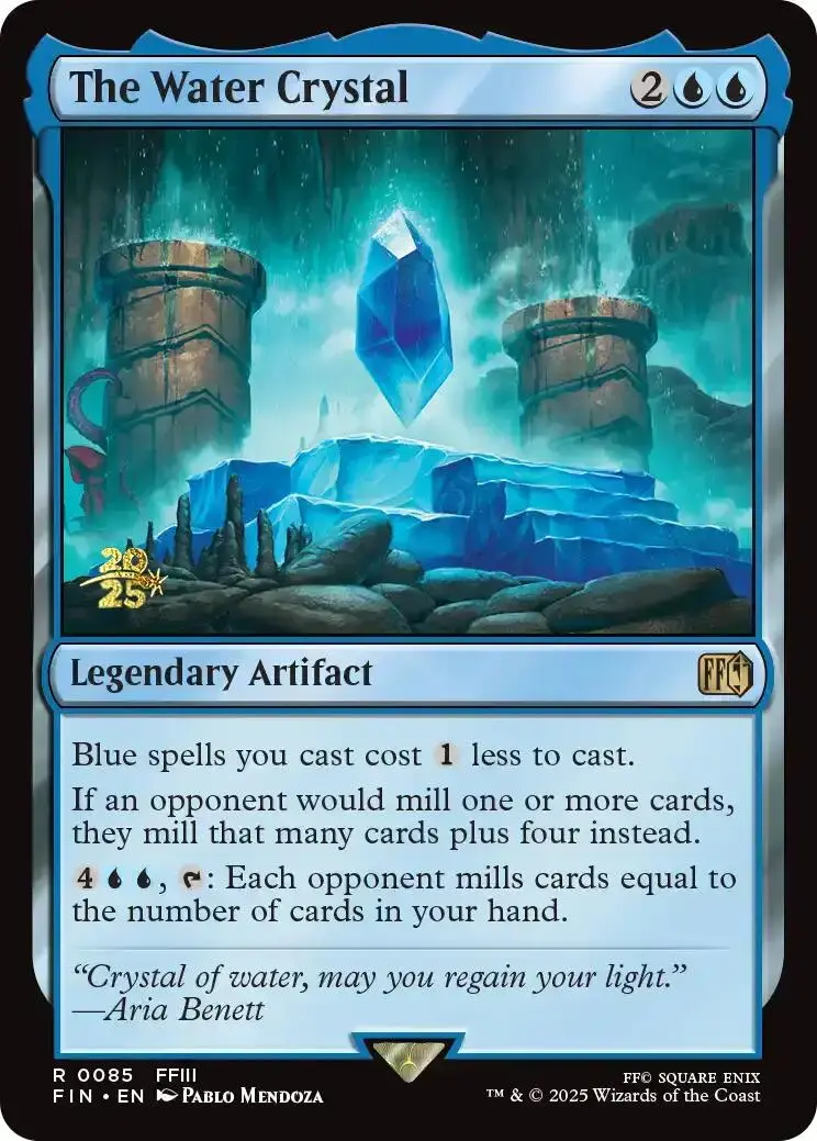 The Water Crystal [Final Fantasy Prerelease Promo] 1
