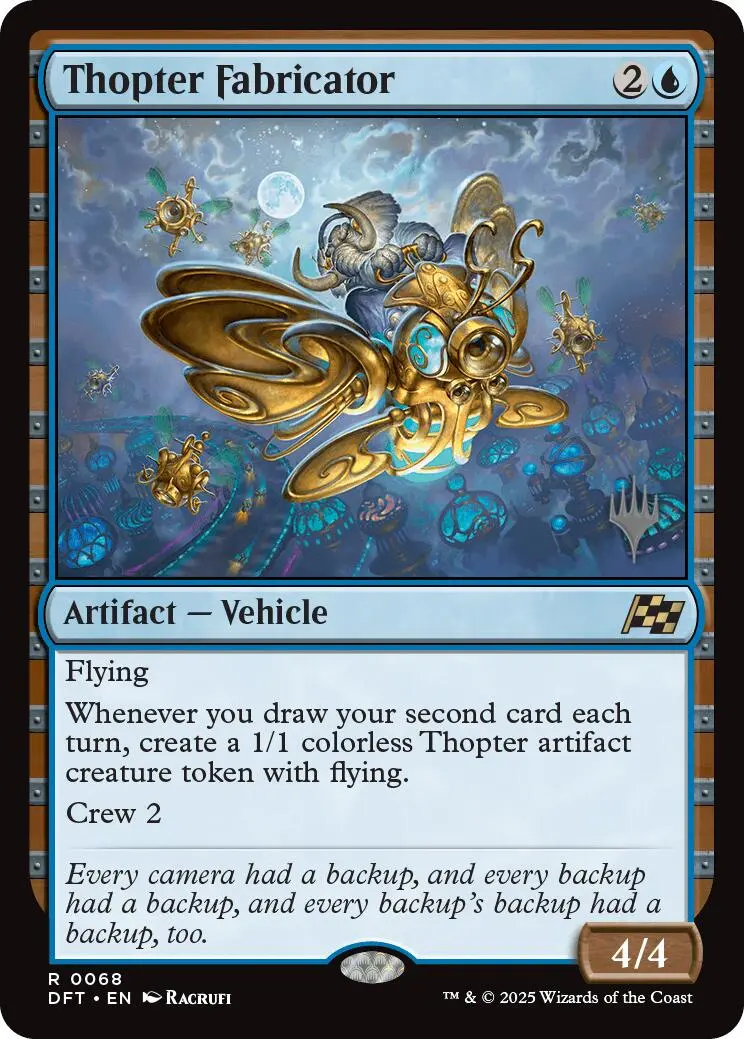 Thopter Fabricator (Promo Pack) [Aetherdrift Promos] 1