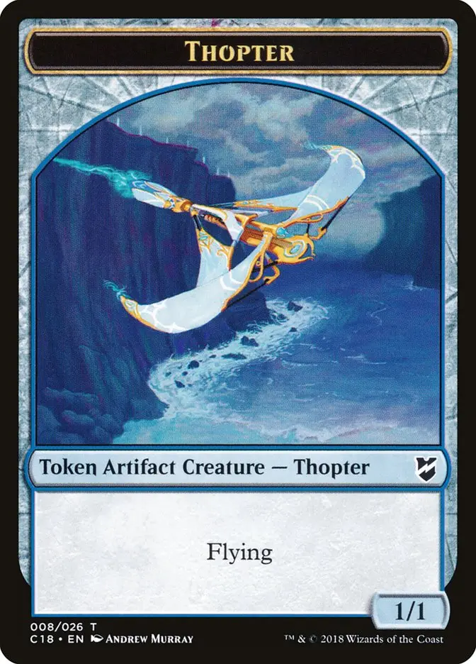 Thopter Token (008/026) [Commander 2018 Tokens] 1
