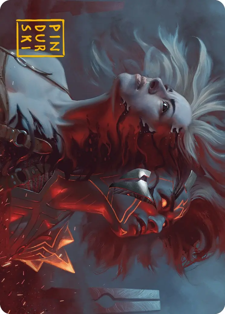 Thrill Of Possibility Art Card (Gold-Stamped Signature) [Phyrexia: All Will Be One Art Series] 1