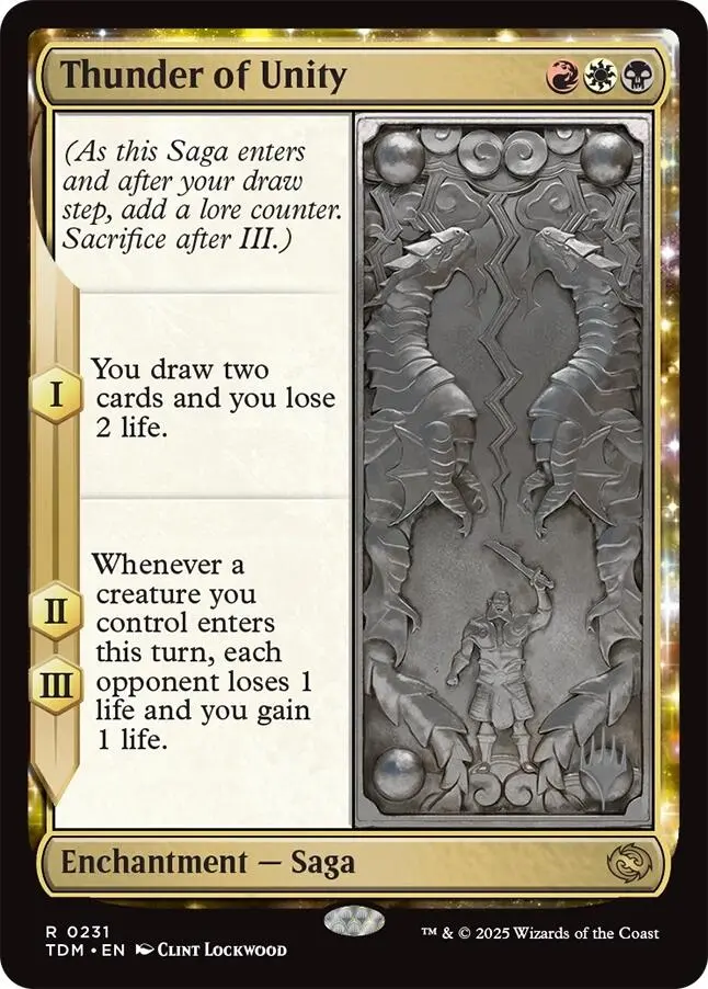 Thunder Of Unity (Promo Pack) [Tarkir: Dragonstorm Promos] 1