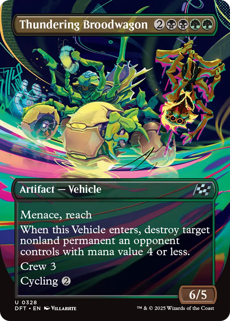 Thundering Broodwagon (Borderless) [Aetherdrift] 1