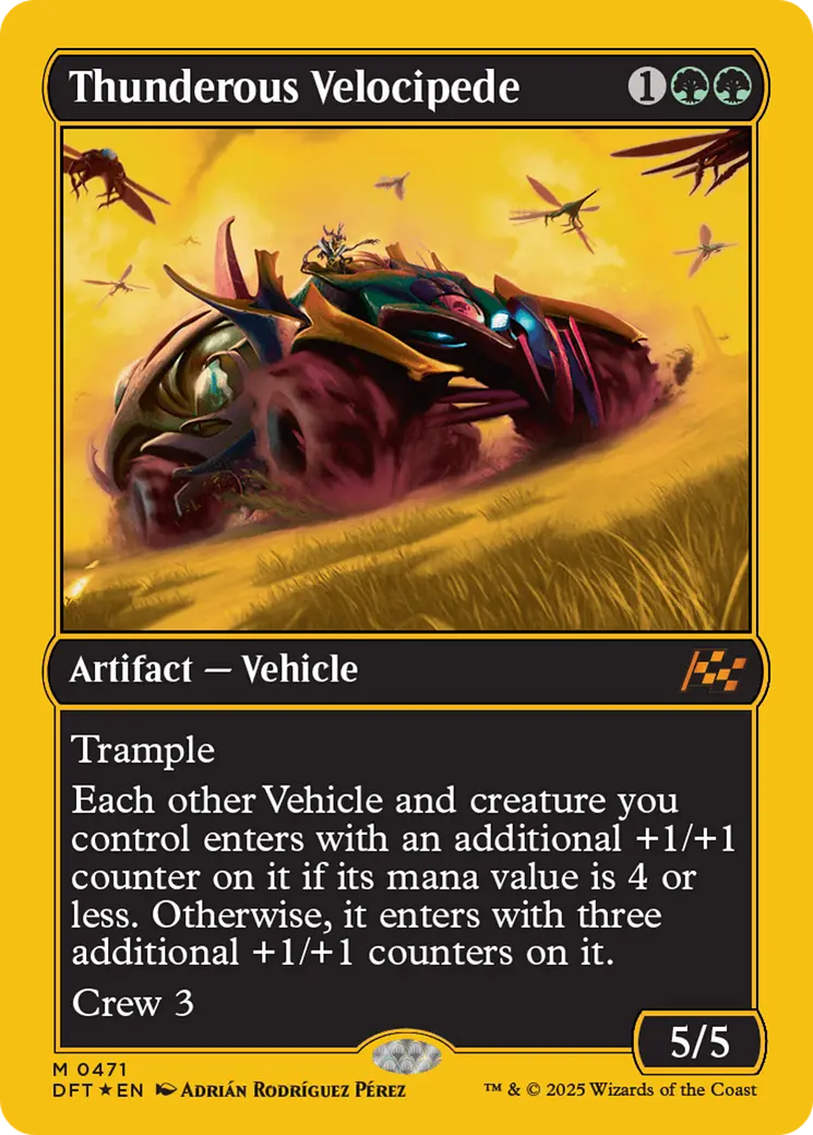 Thunderous Velocipede (First-Place Foil) [Aetherdrift] 1