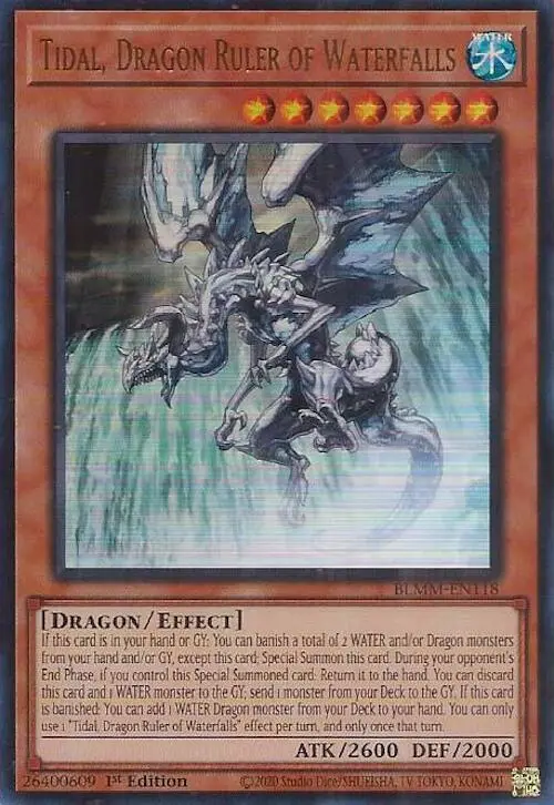 Tidal, Dragon Ruler Of Waterfalls [Blmm-En118] Ultra Rare 1