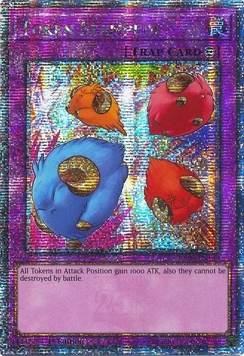 Token Stampede [Ra04-En149] Quarter Century Secret Rare 1