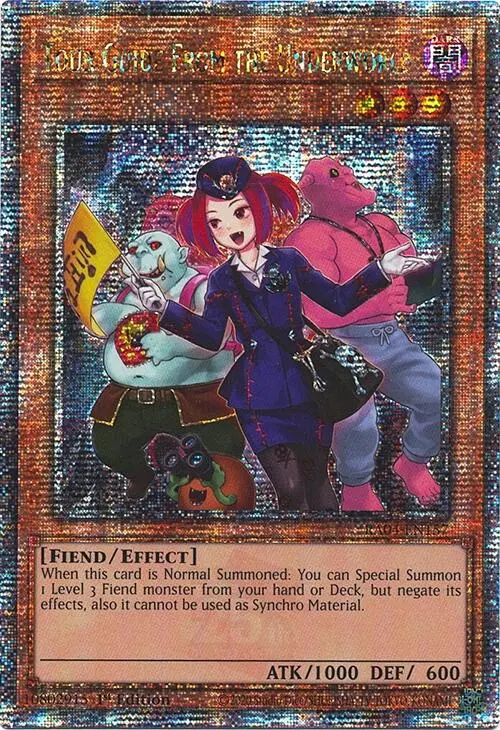 Tour Guide From The Underworld (Alternate Art) [Ra04-En157] Quarter Century Secret Rare 1