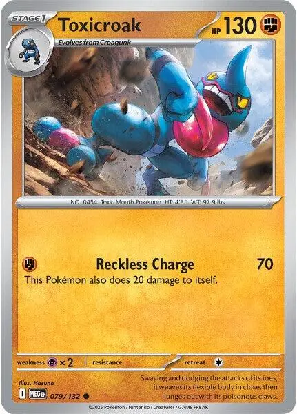 Toxicroak (079/132) [Mega Evolution: Base Set] 1