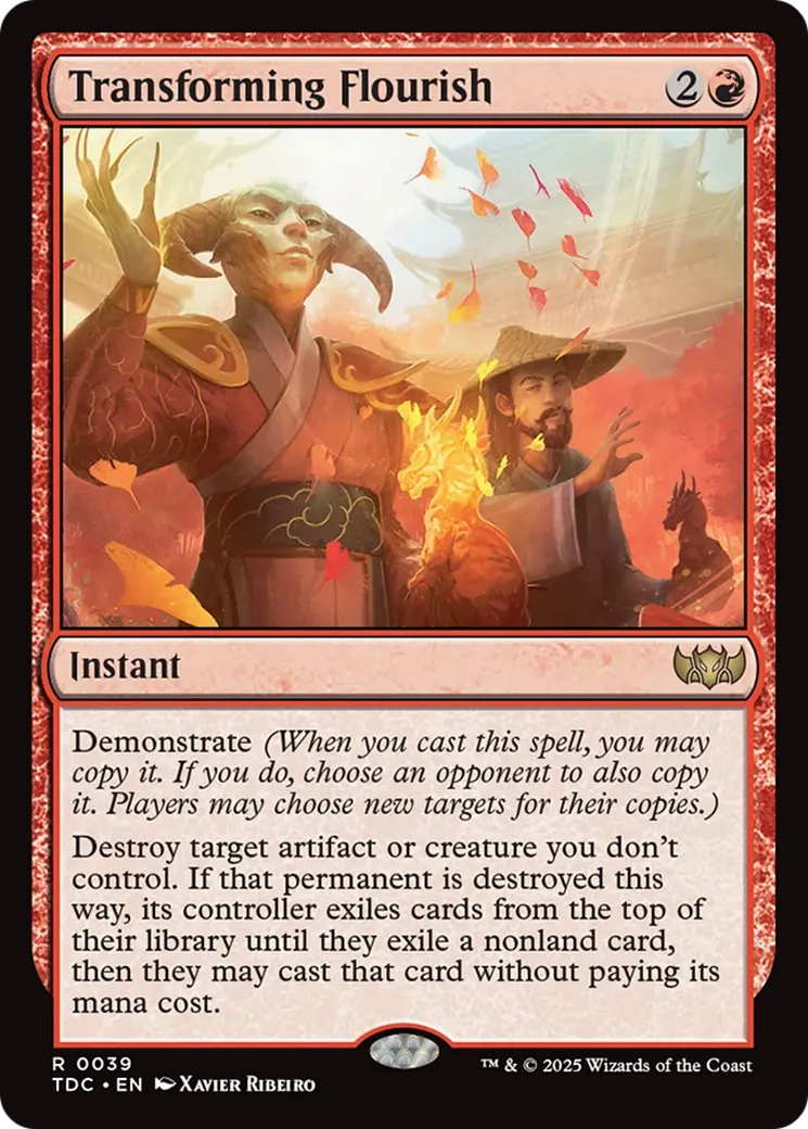 Transforming Flourish [Tarkir: Dragonstorm Commander] 1