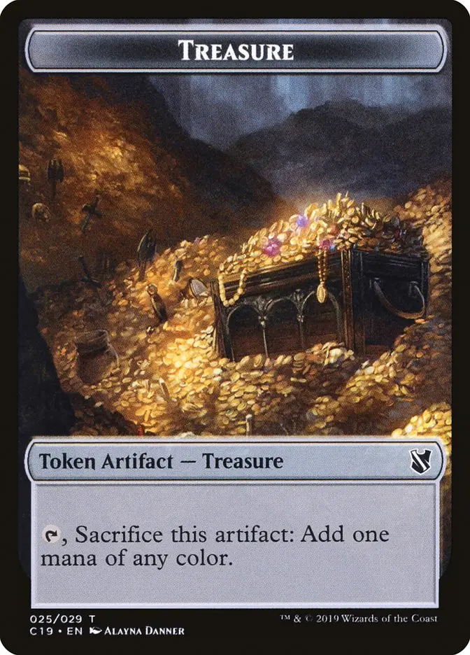 Treasure Token [Commander 2019 Tokens] 1