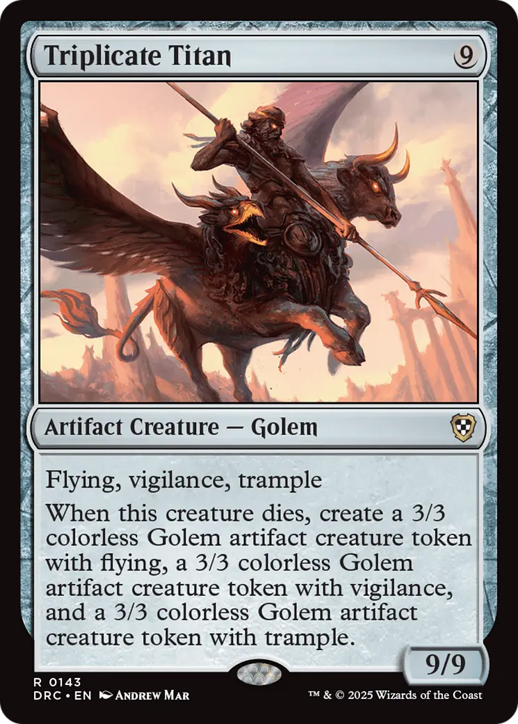 Triplicate Titan [Aetherdrift Commander] 1
