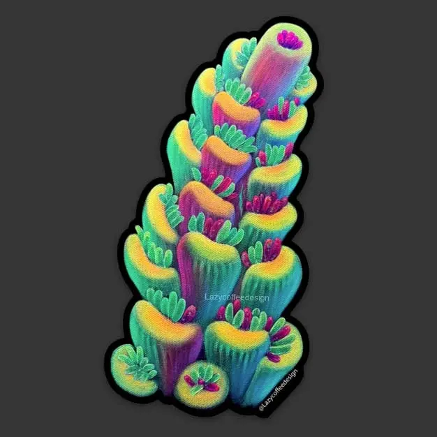 Tsa Fruity Splice Acropora Sticker 1