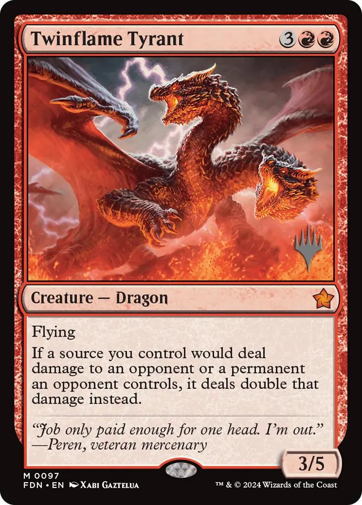 Twinflame Tyrant (Promo Pack) [Edge Of Eternities Promo Pack] 1