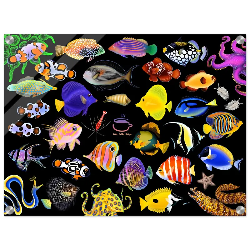 "Under The Sea" Acrylic Print 24 X 18" 1