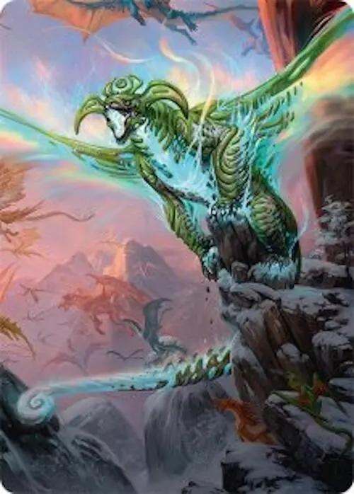 Ureni Of The Unwritten Art Card (51/54) [Tarkir: Dragonstorm Art Series] 1