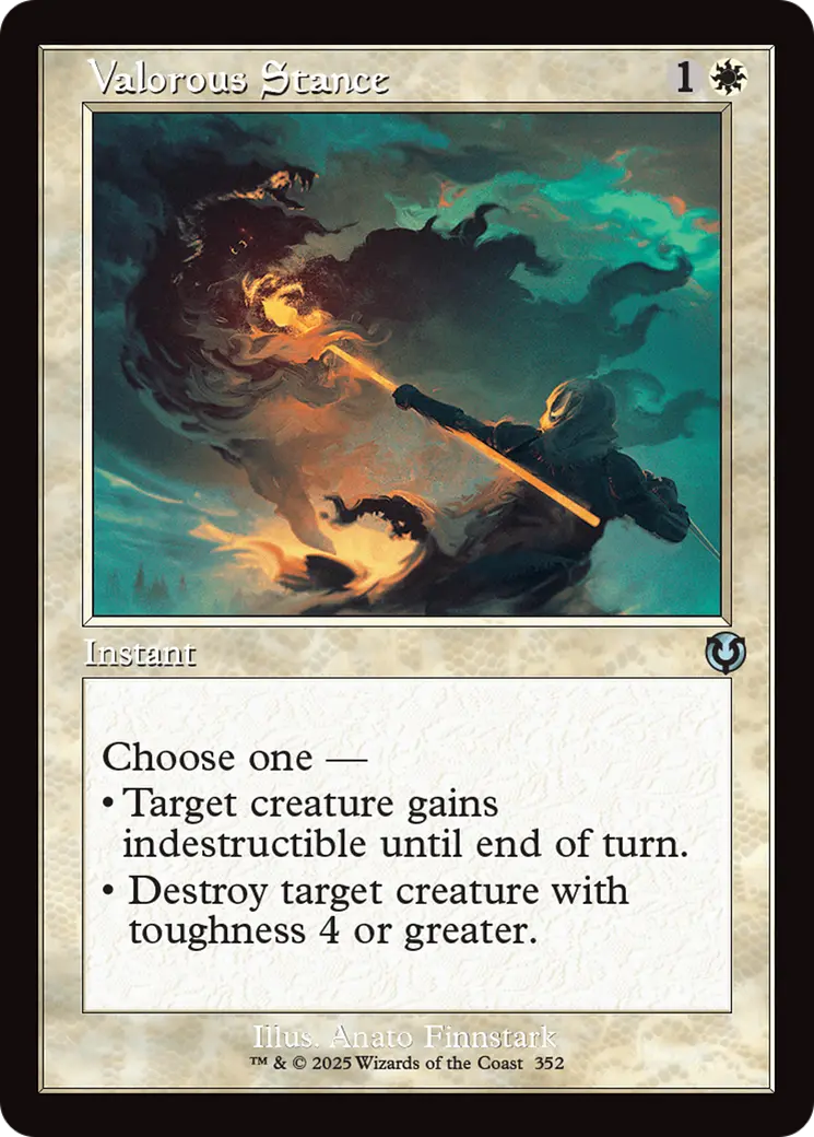 Valorous Stance (Retro Frame) [Innistrad Remastered] 1