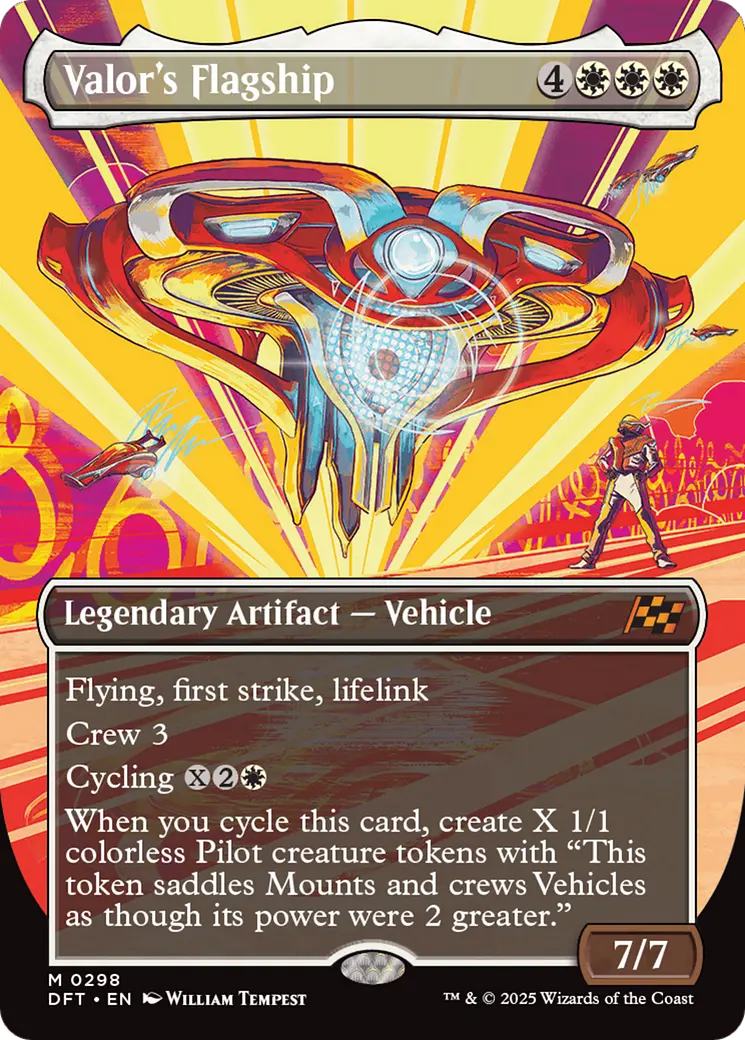 Valor's Flagship (Borderless) [Aetherdrift] 1