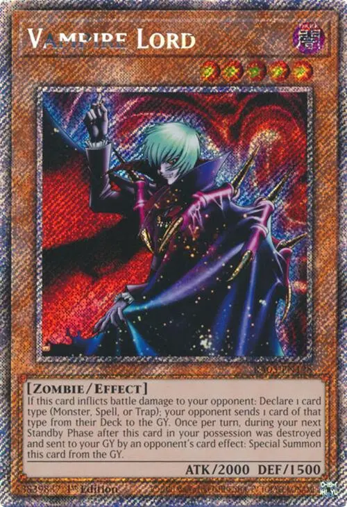 Vampire Lord (Platinum Secret Rare) [Ra03-En128] Platinum Secret Rare 1