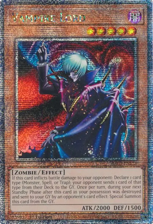 Vampire Lord (Quarter Century Secret Rare) [Ra03-En128] Quarter Century Secret Rare 1