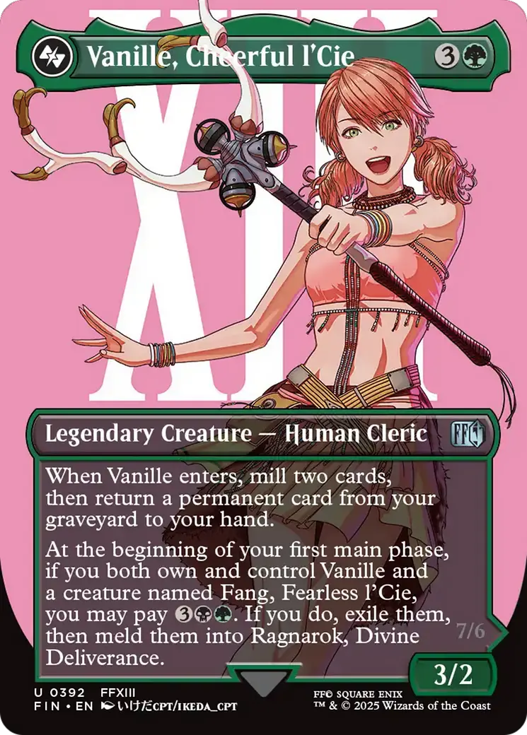 Vanille, Cheerful L'cie // Ragnarok, Divine Deliverance (Borderless) [Final Fantasy] 1