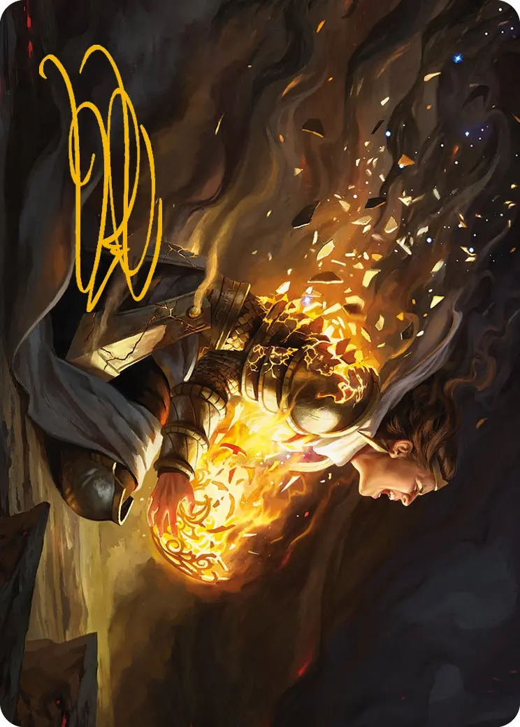 Vanish Into Eternity Art Card (Gold-Stamped Signature) [Phyrexia: All Will Be One Art Series] 1