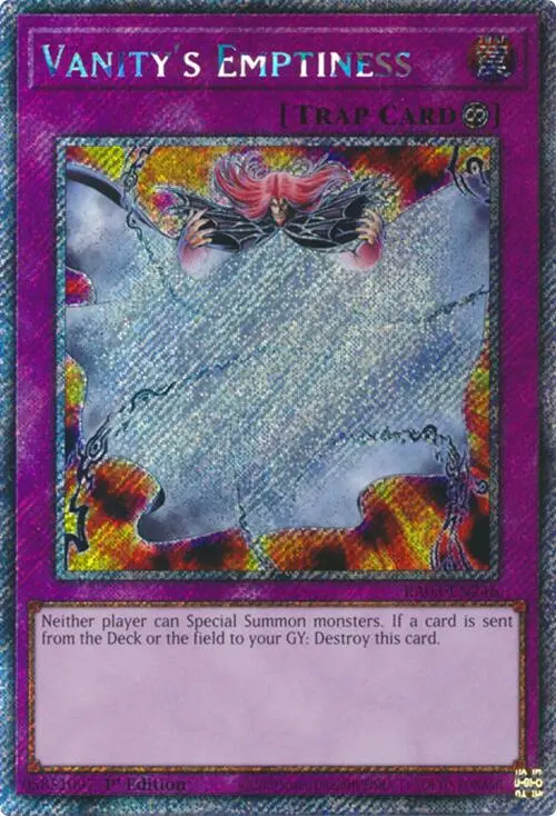 Vanity's Emptiness (Platinum Secret Rare) [Ra03-En246] Platinum Secret Rare 1