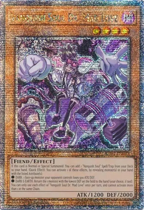 Vanquish Soul Dr. Mad Love [Ra04-En045] Quarter Century Secret Rare 1