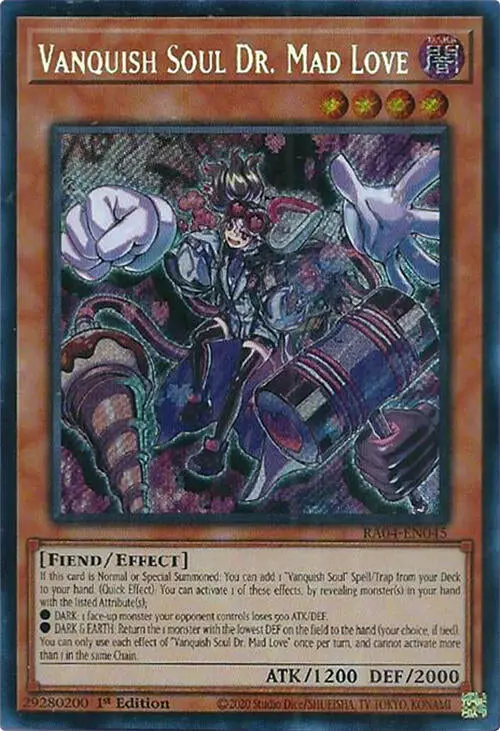 Vanquish Soul Dr. Mad Love [Ra04-En045] Secret Rare 1