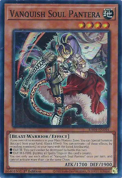 Vanquish Soul Pantera [Ra04-En044] Super Rare 1