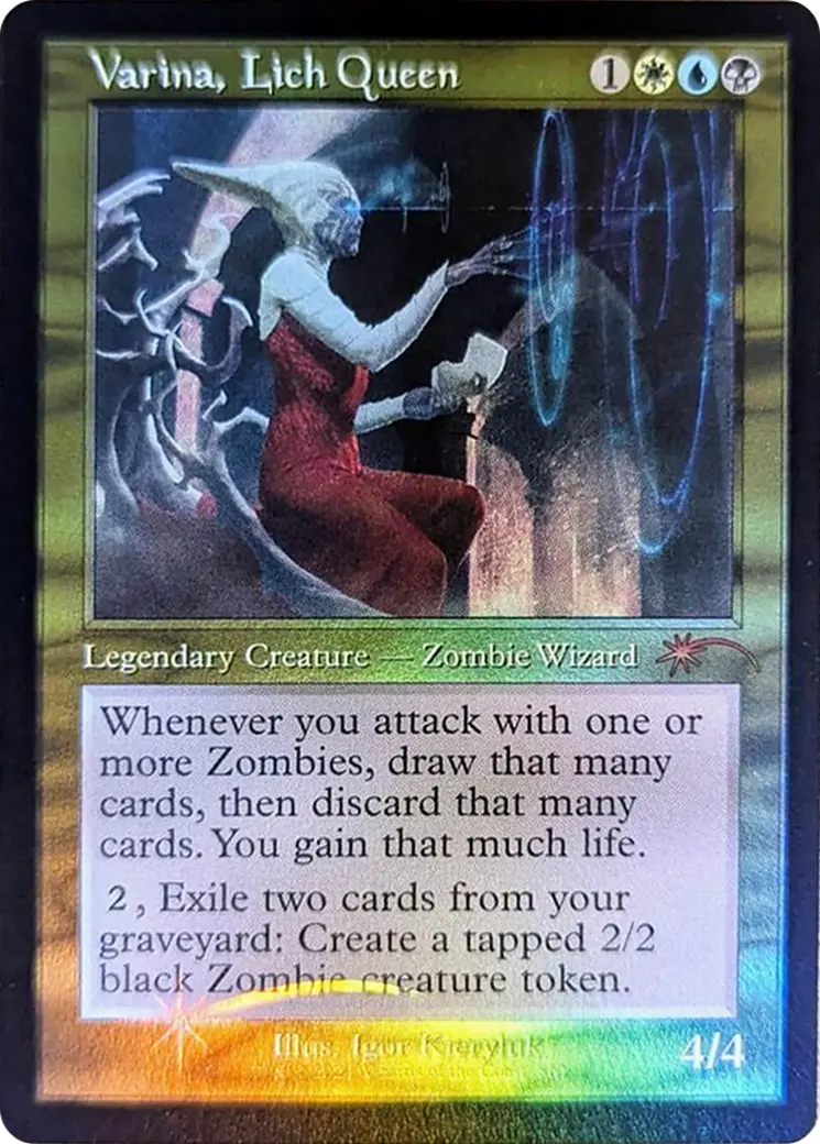Varina, Lich Queen (Retro Frame) [Secret Lair Drop Series] 1