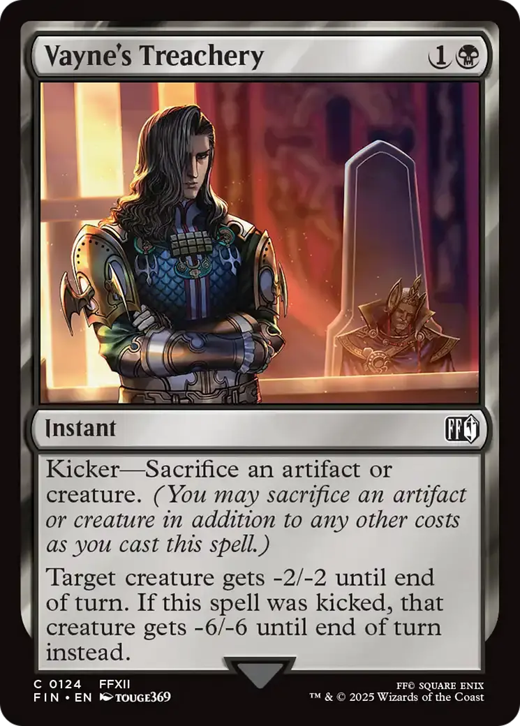 Vayne's Treachery [Final Fantasy] 1