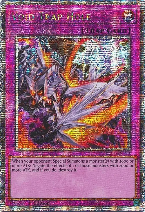 Void Trap Hole [Ra04-En190] Quarter Century Secret Rare 1