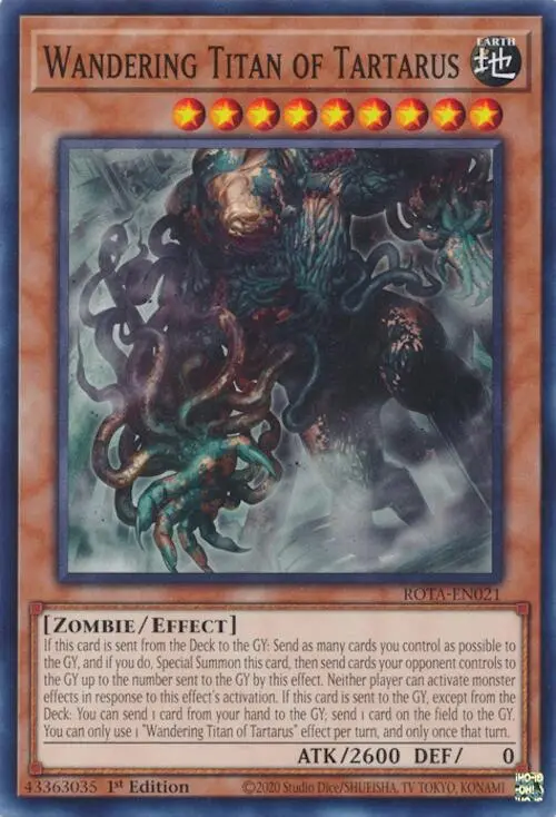 Wandering Titan Of Tartarus [Rota-En021] Common 1