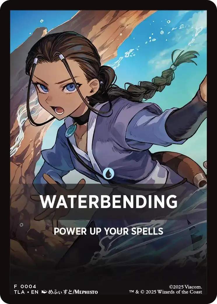 Waterbending Theme Card [Avatar: The Last Airbender Tokens] 1