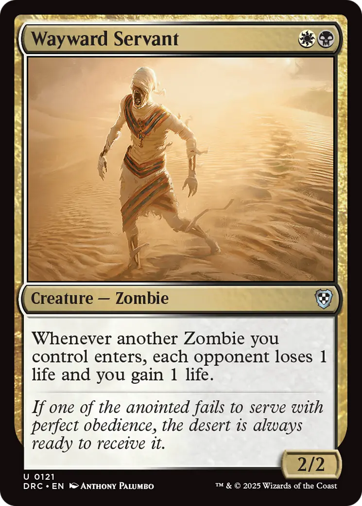 Wayward Servant [Aetherdrift Commander] 1