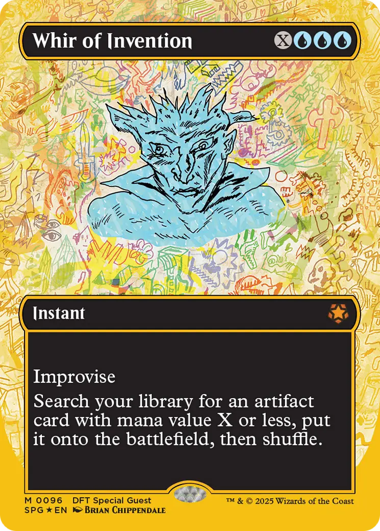 Whir Of Invention (Borderless) (First-Place Foil) [Aetherdrift Special Guests] 1
