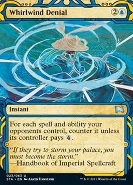 Whirlwind Denial (Foil Etched) [Strixhaven: School Of Mages Mystical Archive] 1
