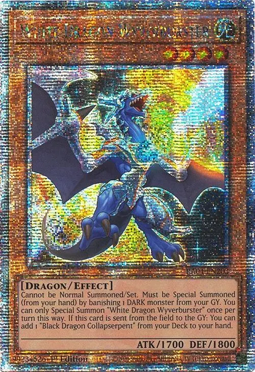 White Dragon Wyverburster [Ra04-En203] Quarter Century Secret Rare 1