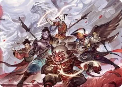 Will Of The Jeskai Art Card (54/54) [Tarkir: Dragonstorm Art Series] 1