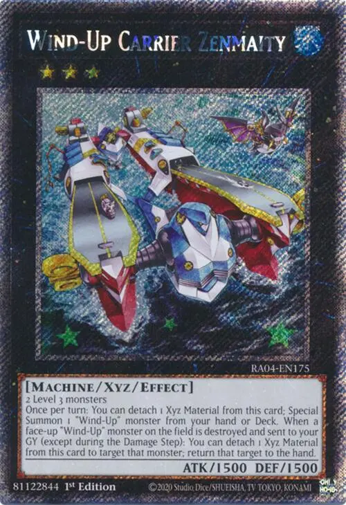 Wind-Up Carrier Zenmaity [Ra04-En175] Platinum Secret Rare 1