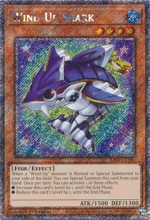 Wind-Up Shark [Ra04-En180] Platinum Secret Rare 1