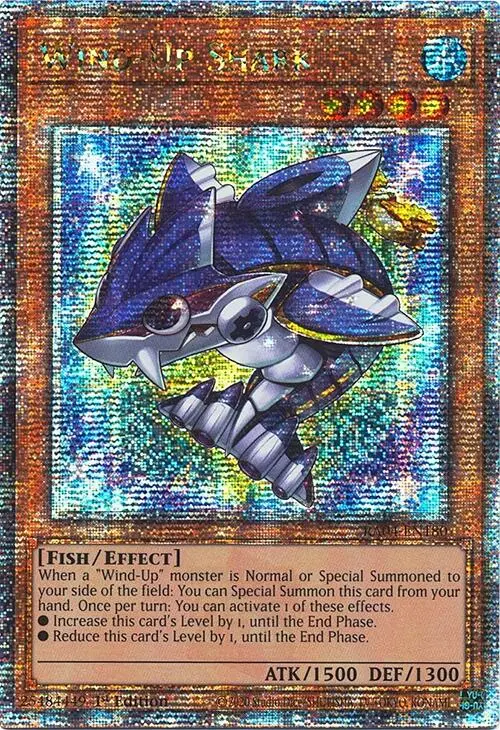 Wind-Up Shark [Ra04-En180] Quarter Century Secret Rare 1
