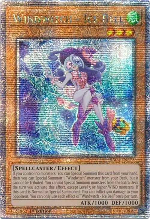 Windwitch - Ice Bell [Ra04-En273] Quarter Century Secret Rare 1
