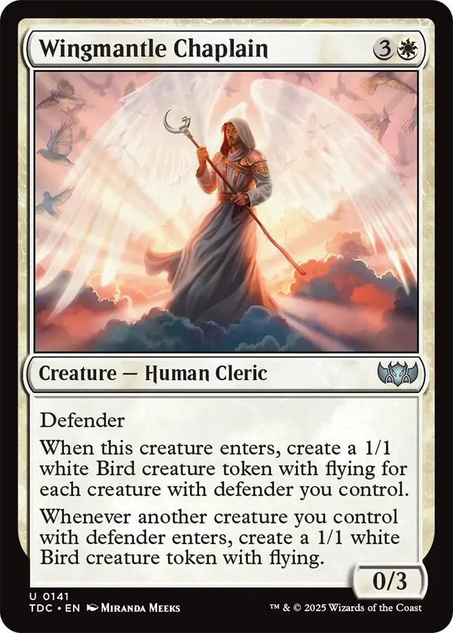 Wingmantle Chaplain [Tarkir: Dragonstorm Commander] 1