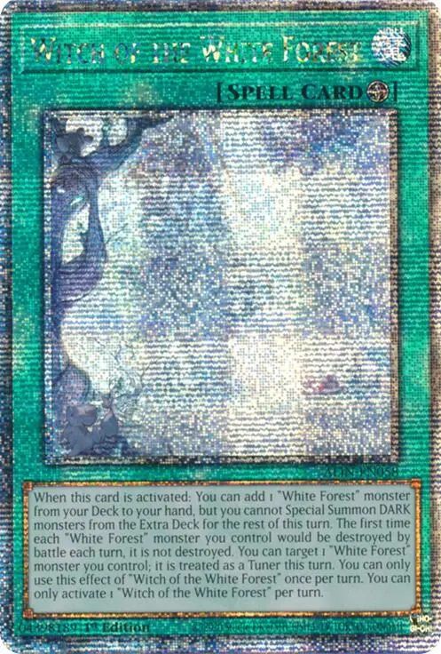 Witch Of The White Forest [Alin-En058] Quarter Century Secret Rare 1