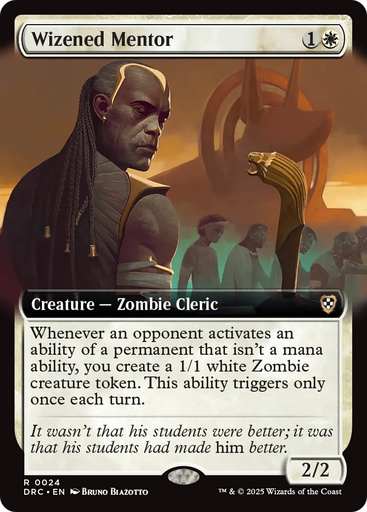 Wizened Mentor (Extended Art) [Aetherdrift Commander] 1