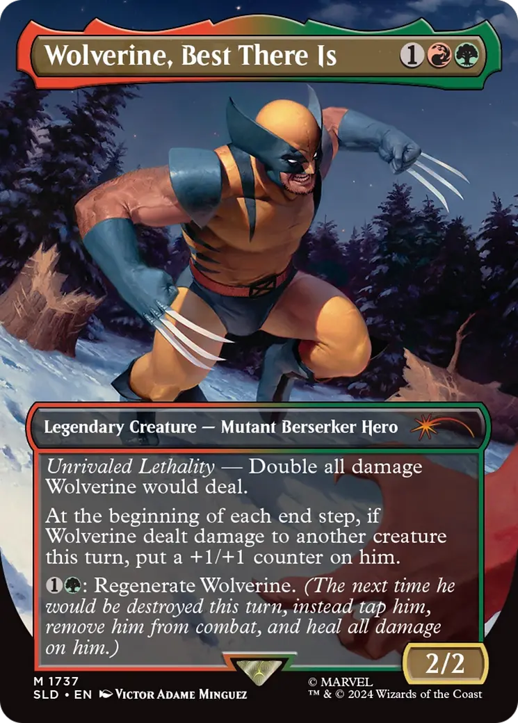 Wolverine, Best There Is (Rainbow Foil) [Secret Lair Drop Series] 1