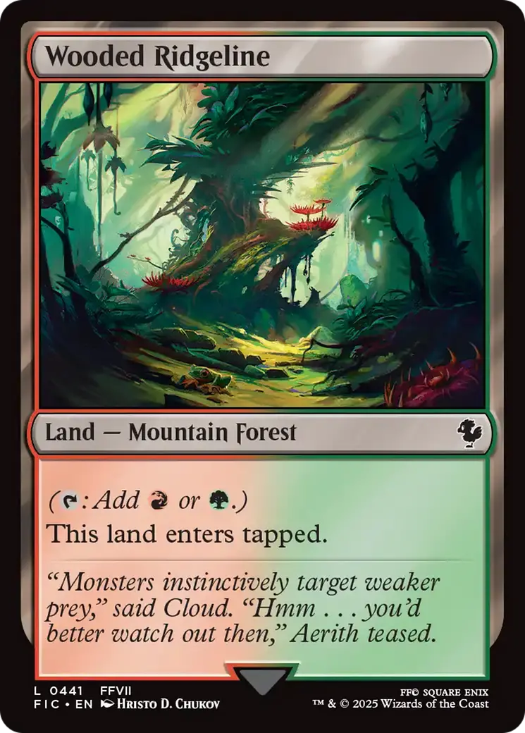 Wooded Ridgeline [Final Fantasy Commander] 1
