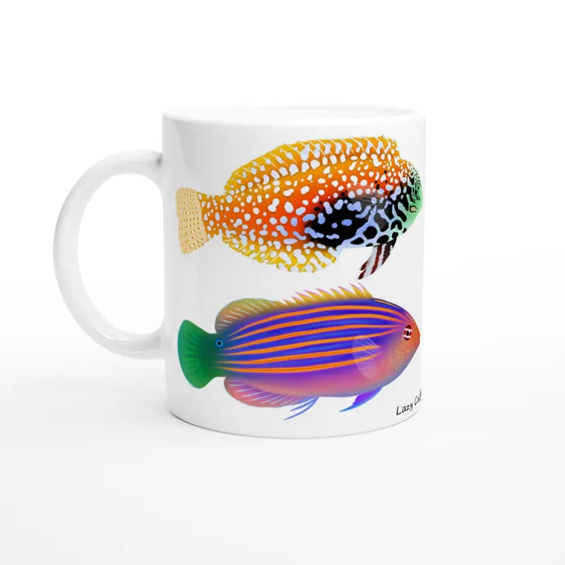 Wrasse White 11Oz Ceramic Mug 1