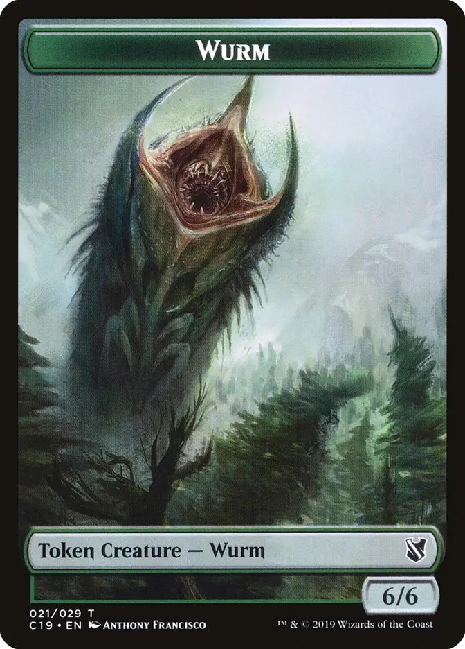 Wurm Token [Commander 2019 Tokens] 1